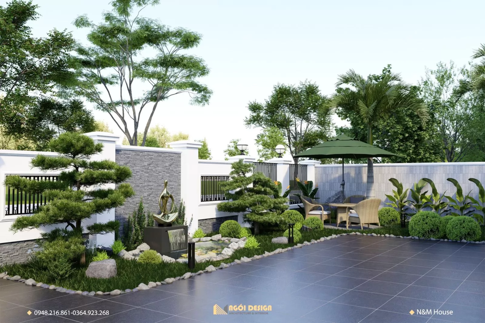 Không gian hòa cùng thiên nhiên của N&M House