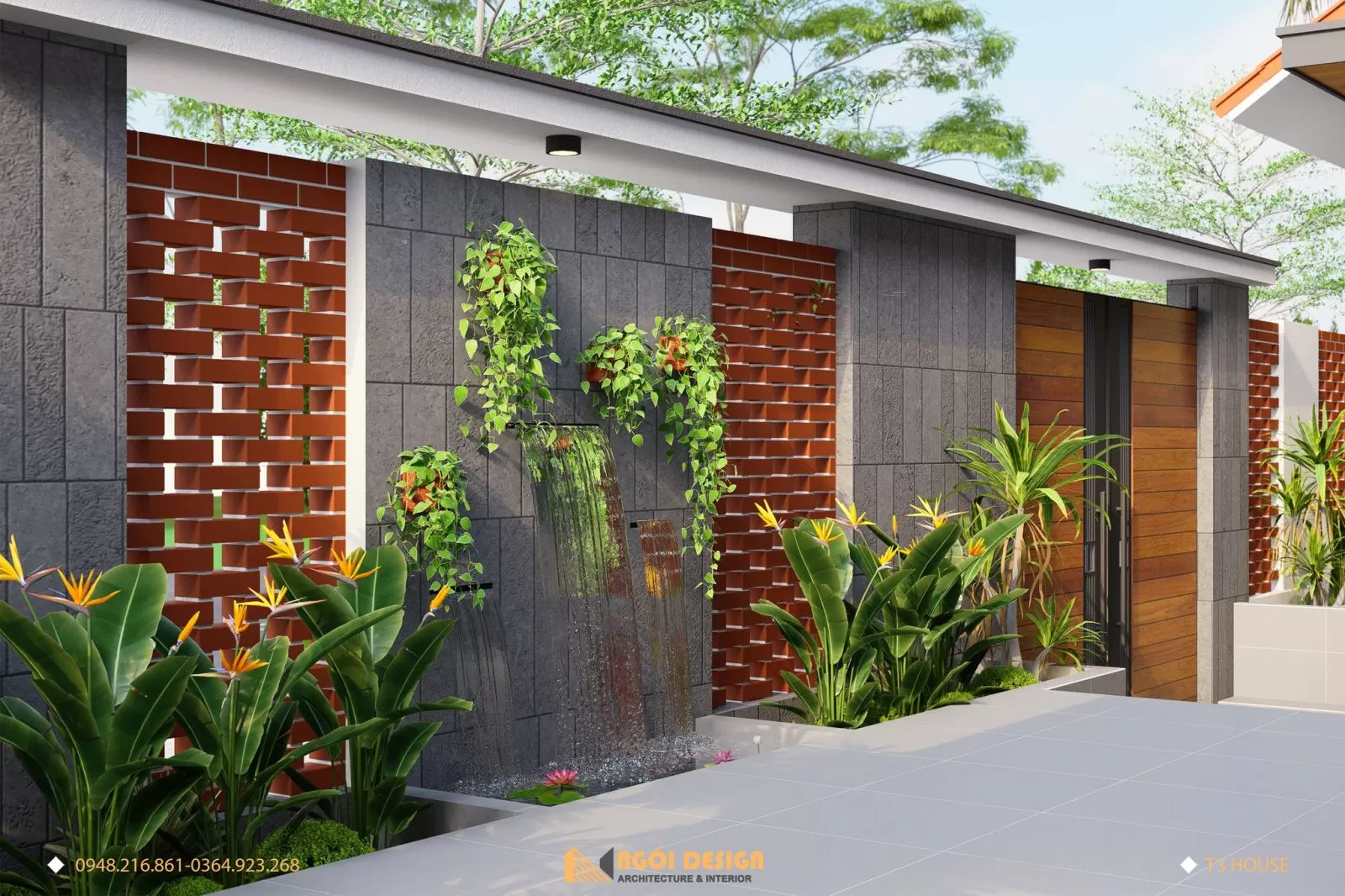 T's house - Ngẩn ngơ trước vẻ đẹp của ngôi nhà mái Thái hiện đại