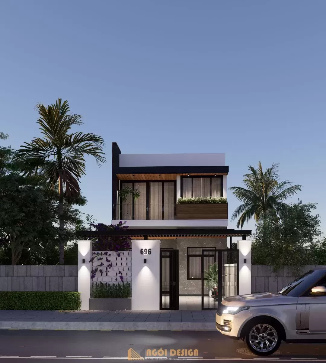 V’s House mang vẻ đẹp phóng khoáng trong từng đường nét.