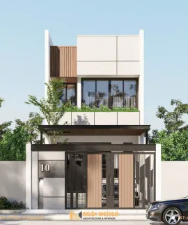 Vẻ đẹp hiện đại – tối giản – xanh thoáng nhà 2 tầng - Thị Trấn Nông Cống