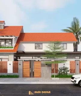 T's house - Ngẩn ngơ trước vẻ đẹp của ngôi nhà mái Thái hiện đại